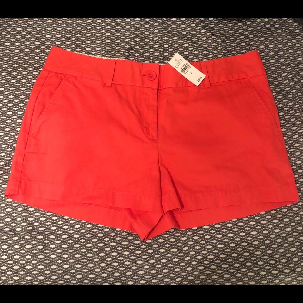 NWT Orange Loft shorts